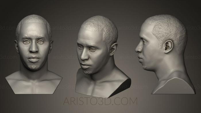 Busts and bas-reliefs of famous people (BUSTC_0481) 3D model for CNC machine